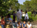 Arrive d'Olga (en discussion avec G Beffy)