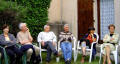 Charlette et Jean, Xavier, Guy Thrond, Louise, Patricia